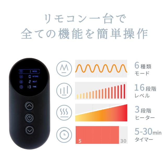 腰 EMS 遠赤外線搭載 6種類モード 3段階ヒーター | KUKLADOM.RU