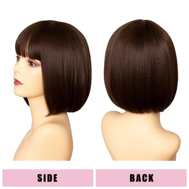 ぱっつん ボブ Wiggy Rich ショコラ ブラウン 茶髪 茶色 ヘア ウィッグ ウイッグ アニメ キャラクター かつら カツラ ファッション つむの通販はau Pay マーケット I Am Me