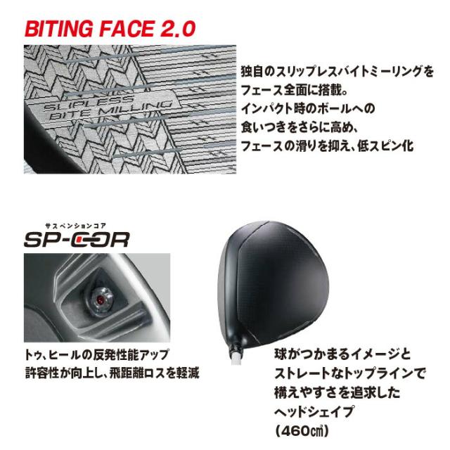 ブリヂストン ゴルフ BX2HT ドライバー 右用 TENSEI PRO BLACK 1K CORE 50 カーボンシャフト BRIDGESTONE GOLF 2025 BXシリーズ_6