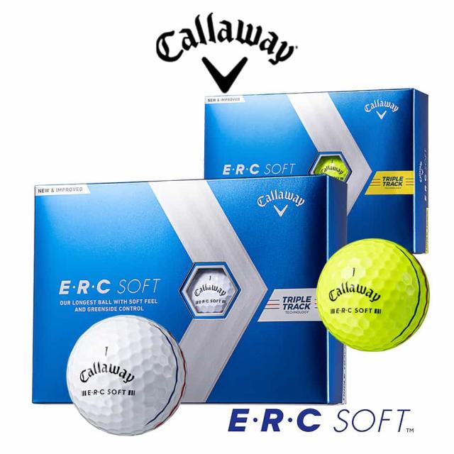 【お早目発送】Callaway [キャロウェイ] 2023 E・R・C SOFT [E・R・C ソフト] ボール  (1ダース：12球)の通販は 4,950円