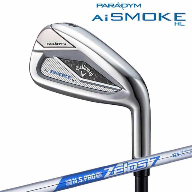 Callaway [キャロウェイ] PARADYM Ai SMOKE HL アイアン5本セット(#6-9PW) N.S.PRO ZELOS 7 スチールシャフト メンズ 右用 [日本正規品]