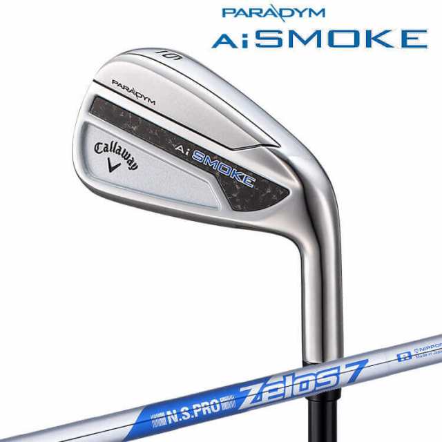 Callaway [キャロウェイ] PARADYM Ai SMOKE アイアン5本セット(#6-9PW) N.S.PRO ZELOS 7 スチールシャフト メンズ 右用 [日本正規品]【2