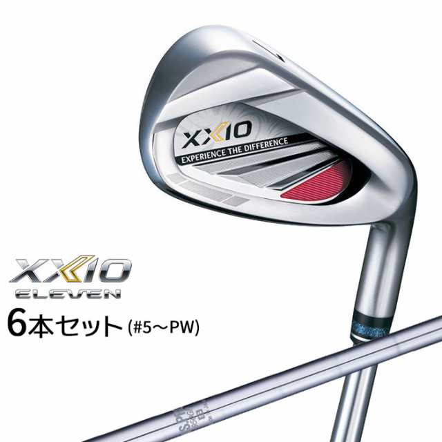 ダンロップ ゼクシオ イレブン レッド アイアン 右用 6本セット(＃5-PW) N.S.PRO 950GH スチールシャフト DUNLOP XXIO ELEVEN RED