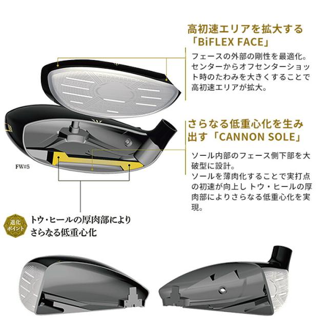 ダンロップ ゼクシオ プライム フェアウェイウッド ゼクシオ プライム SP-1300 カーボンシャフト メンズ 右用 DUNLOP XXIO PRIME 2025年モデル_2