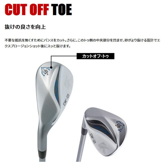 キャスコ ドルフィン ウェッジ DW-123 クロムメッキ メンズ 左用 N.S.PRO 950GH neo スチールシャフト ストレートネック Kasco DOLPHIN WEDGE 2023