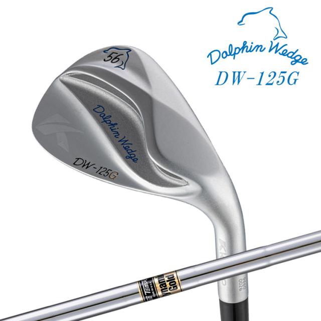 【お早目発送】キャスコ ドルフィン ウェッジ DW-125G クロムメッキ メンズ 右用 Dynamic Gold スチールシャフト セミグースネック Kasco DOLPHIN WEDGE 2025