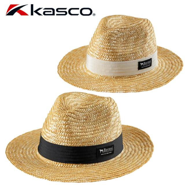 キャスコ ストローハット メンズ BZSH-2540 麦わら帽子 ゴルフ Kascoの