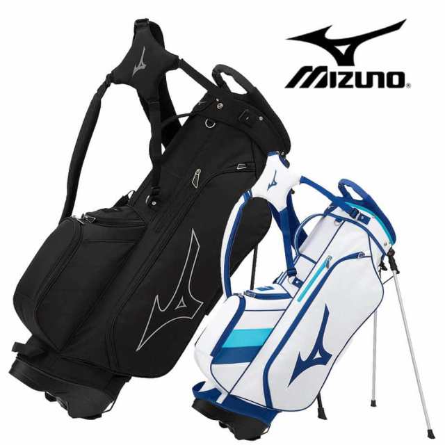 ミズノ Tour Stand キャディバッグ メンズ バイカラー ブラック 9.5型 47インチ対応 2.5kg 4分割 5LJC2225 軽量 ゴルフバッグ MIZUNOの通販は