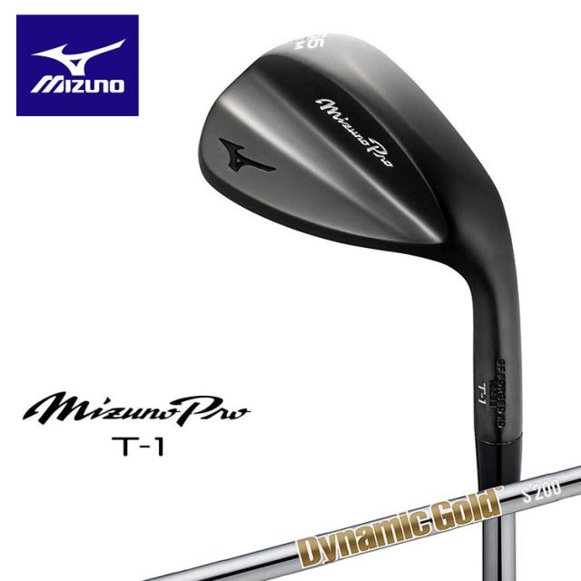 ミズノ MIZUNO PRO T1 ウェッジ ミズノ プロ 右用 ブラックIP仕上げ Dynamic Gold HT スチールシャフト 5KJSB24290 軟鉄鍛造 2025年モデル