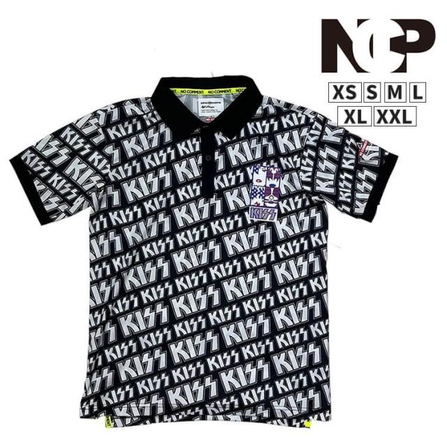 【お早目発送】NO COMMENT PARIS (ノーコメントパリ) NC スポーツ KISS ポロシャツ 半袖シャツ NCP NC SPORTS KISS POLO SHIRT アウトドア 半袖 ポロシャツ ゴルフ おしゃれ メンズ 男性 NCP-PM0021