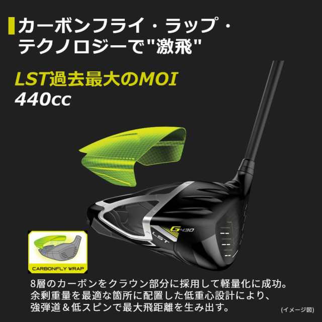 ピン G430 LST ドライバー PING TOUR 2.0 BLACK カーボンシャフト ツアー向けの低弾道用シャフト メンズ 左用 9°  10.5°低スピン 強弾道の通販はau PAY マーケット - ヤトゴルフ