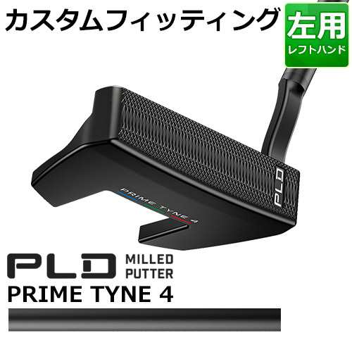 【カスタムフィッティング】PING [ピン]【左用】PLD MILLED プライムタイン4 マットブラックパター ブラッククロムスチールシャフト