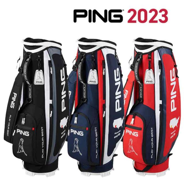 ＼ポイント10倍／ピン CB-N2306 アリゾナスポーツ キャディバック メンズ ブラック トリコ レッド 9.5インチ ARIZONA SPORTS ゴルフ PINGの通販は 19,958円