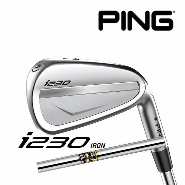 【カスタムフィッティング】 PING [ピン] i230 6本セット (5l〜9l、PW) 右用 Dynamic Gold スチールシャフト[i230 Iron][日本正規品]