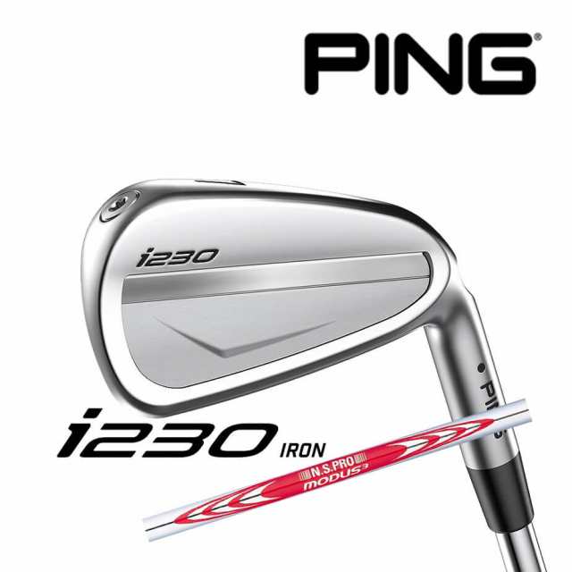 【カスタムフィッティング】 PING [ピン] i230 6本セット (5l〜9l、PW) 右用 N.S.PRO MODUS3 TOUR 120 スチールシャフト[i230 Iron][日本