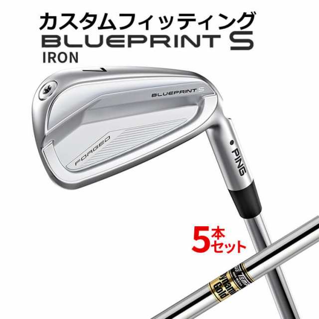 【カスタムフィッティング】ピン BLUEPRINT S 5本セット(6I〜9I、PW) Dynamic Gold スチールシャフト ブループリント S アイアン メンズ