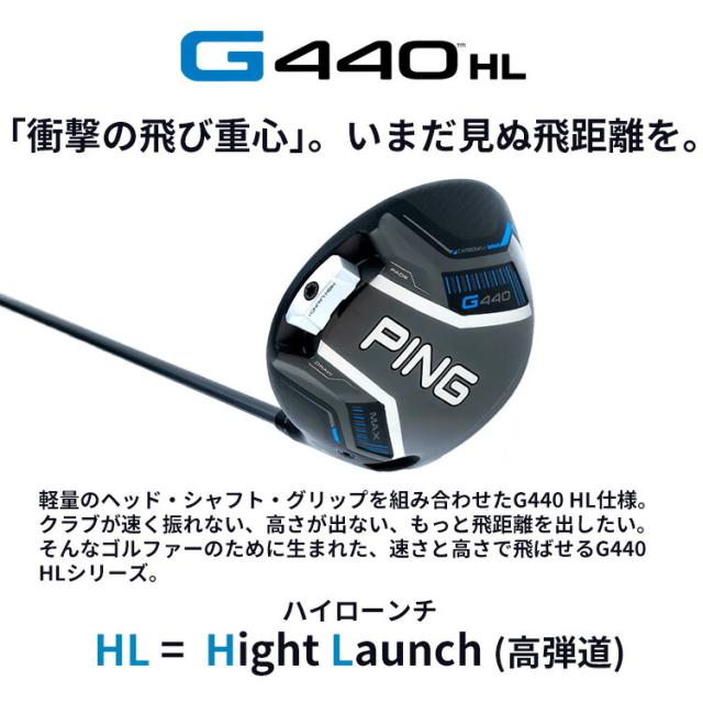 お早目発送】ピン G440HL MAX マックス ドライバー FUJIKURA SPEEDER