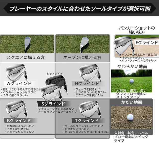 カスタムフィッティング】ピン S159 MIDNIGHT WEDGE N.S.PRO ZELOS 7 スチールシャフト メンズ 右用 ミッドナイト  ウェッジ ゴルフ 日本正規品 PINGの通販はau PAY マーケット - ヤトゴルフ | au PAY マーケット－通販サイト