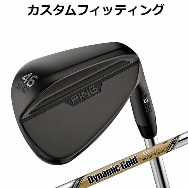 【カスタムフィッティング】ピン S159 MIDNIGHT WEDGE Dynamic Gold. EX TOUR ISSUE スチールシャフト メンズ 右用 ミッドナイト ウェ