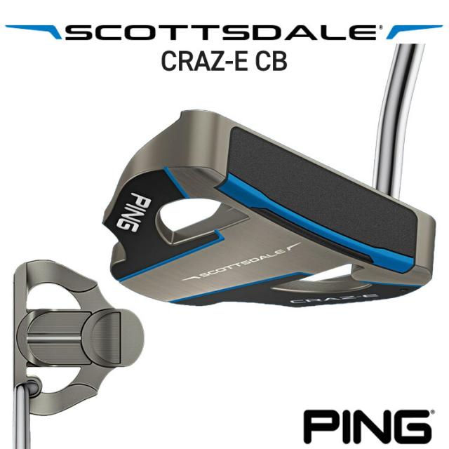 ピン SCOTTSDALE CRAZ-E CB パター マレット メンズ 右用 スコッツ
