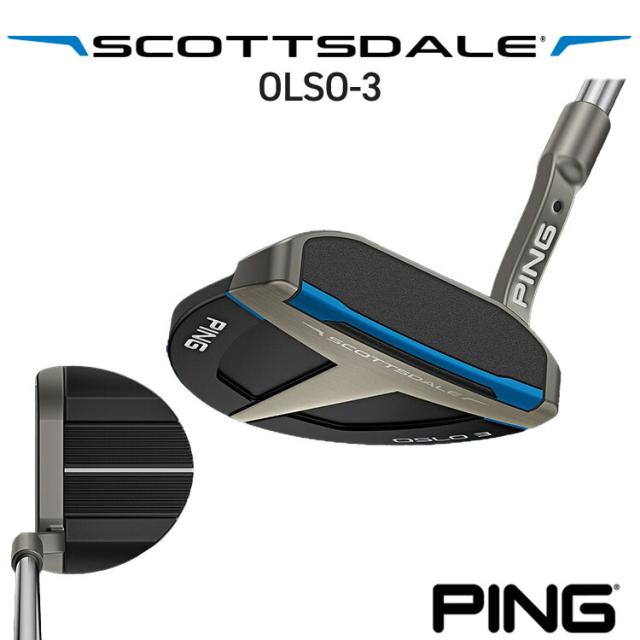 ピン SCOTTSDALE OSLO 3 パター マレット メンズ 右用 スコッツデールパター オスロ3 日本正規品 PING