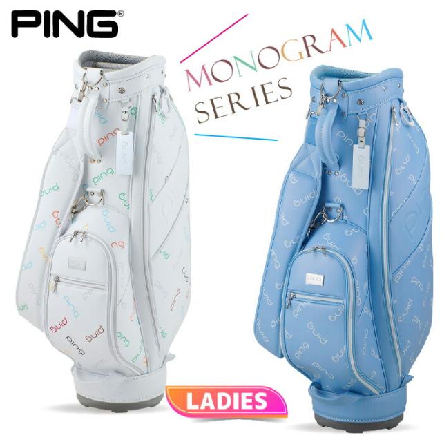 ピン CB-L2503 モノグラム キャディバッグ レディース ゴルフ用品 2025年モデル PING