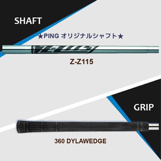 ピン S259 ウェッジ ミッドナイト PING Z-Z115 スチールシャフト 強スピン メンズ 右用 QPQ ゴルフ WEDGE 日本正規品_8