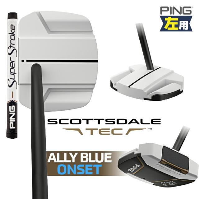 左用 PING SCOTTSDALE TEC ALLY BLUE ONSET ピン パター スコッツ