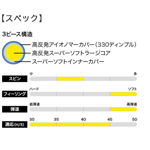 プロギア PREMIUM 2024 ゴルフ ボール 1ダース(12球) 無地 プレゼント コンペ PRGR