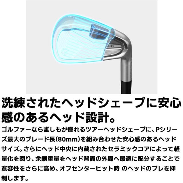 テーラーメイド P8CB 2025 単品アイアン(＃5) 右用 N.S.PRO MODUS3 TOUR 105 スチールシャフト 日本正規品 TaylorMade 軟鉄鍛造 やさしい