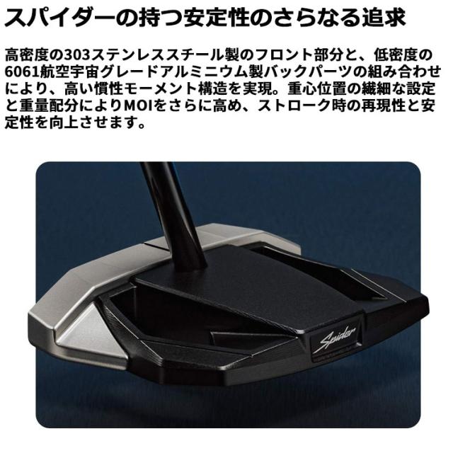 日本仕様/即納可能】テーラーメイド スパイダー ZT カウンターバランス 