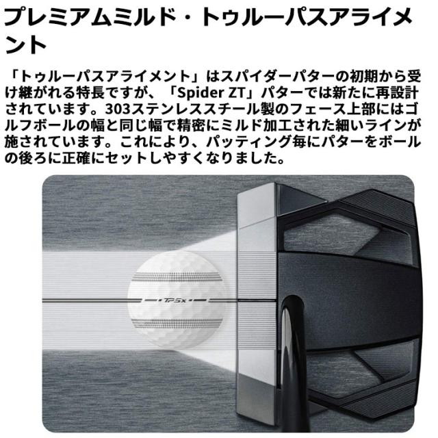 日本仕様/即納可能】テーラーメイド スパイダー ZT カウンターバランス 