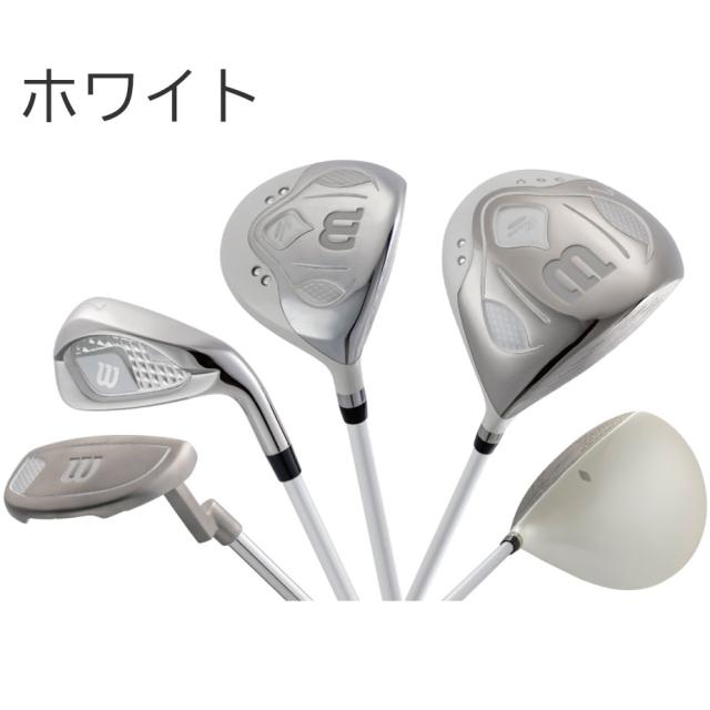 ウィルソン ティアラ ニーノ 6本セット(1W、4W、7I、9I、SW、PT) レディース クラブセット ゴルフ 初心者 ビギナー 2024年モデル WILSON TIARA Niino