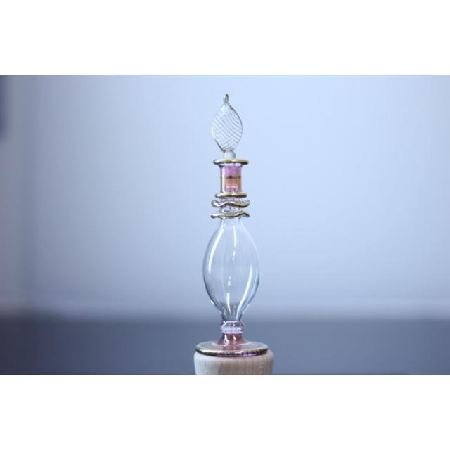 ハーバリウム ファンシー エジプトガラス ピンク 瓶 ボトル 香水瓶 香水ボトル おしゃれ かわいい エジプシャングラス 真ん中ふっくの通販はau Pay マーケット カイセイ加工 透明屋パク