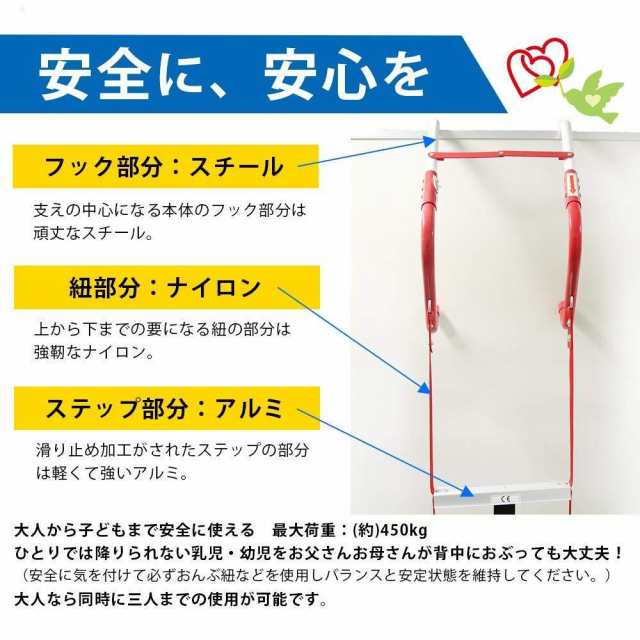 避難はしご 7.5m 梯子 ハシゴ 3階用 家庭用 業務用 災害 防災 コンパクト収納タイプ 1年保証付き ＃39の通販はau PAY マーケット -  Sports Salon