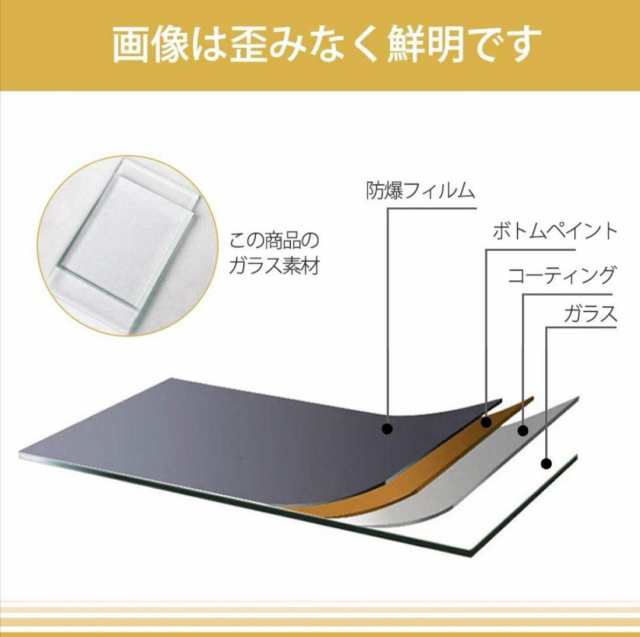 スタンドミラー おしゃれ 165cm*60cm 全身鏡 姿見 壁掛け 金