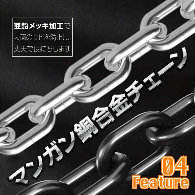 チェーンブロック 3m 3000kg 3t 3トン 手動式 荷締機 1年保証 #657の