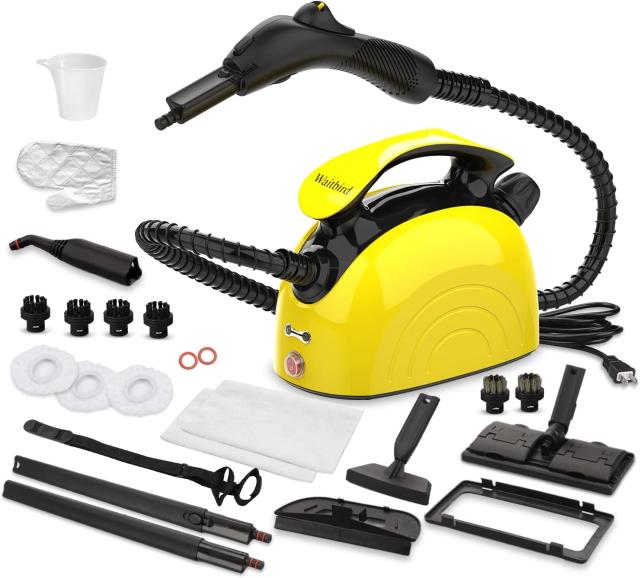 ＼限定SALE★13,999→9800円！／スチームクリーナー スチームモップ 120℃高温洗浄 除菌 床 掃除 浴室 お風呂掃除 キッチン清掃 ガスコンロ 換気扇 大容量水タンク スチーム洗浄機 除菌 掃除 年末清掃　送料無料