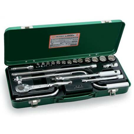 TONE(トネ):ソケットレンチセット 1500M 1500M 差込角9.5mm 21点 1500M SLSSBの通販は