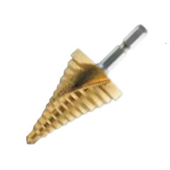 TOP(トップ):六角シャンク スパイラルステップドリルti ESD-630SG 電動ドリル用スパイラルステップドリル(充電ドリル12V以上)(チタンコーチング) ESD-630SG の通販は