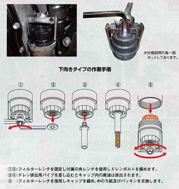 江東産業 KOTO トヨタオイルフィルターレンチ フィルター交換式 NT-780T-