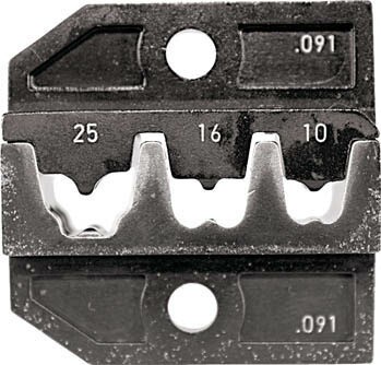 RENNSTEIG(レンシュタイグ):圧着ダイス 624-091 フェルール端子10.0-25.0 624-091-3-0 圧着システムプライヤー (1組)  オレンジブック 76の通販は