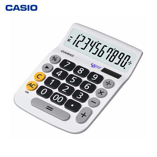 カシオ計算機(CASIO):ユニバーサルデザイン電卓 DU-10A-N