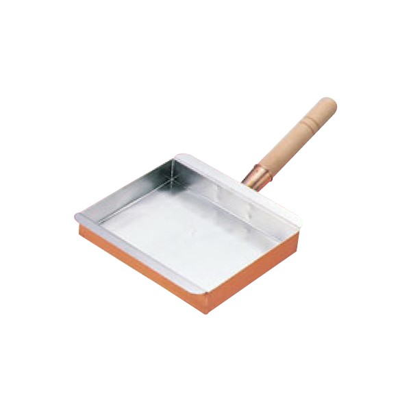 丸新銅器:銅 玉子焼 名古屋型 18cm 0499600 