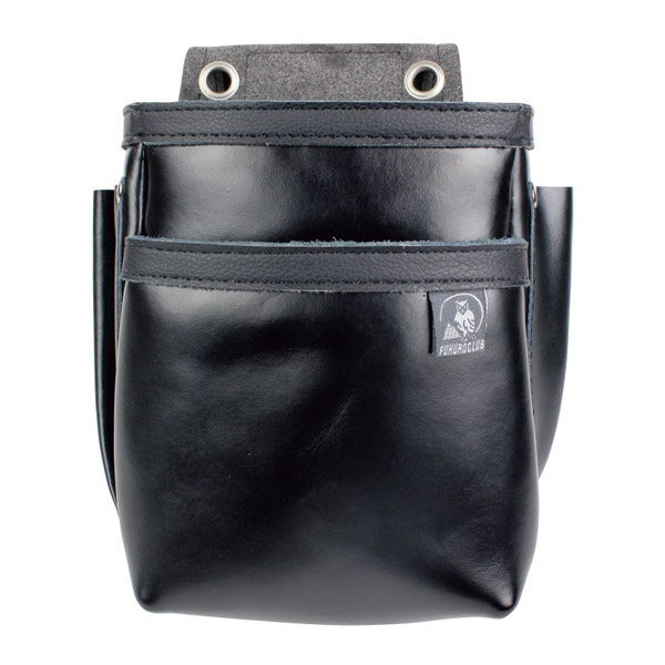 ふくろ倶楽部:｢伝説 シーター (小)｣ ハイブリット/黒 HB-240K 腰袋 本革 オシャレ 工具差し 携帯ケース 作業用ベルト 「伝説 シーター(小)」 HB-240K の通販は 5,656円