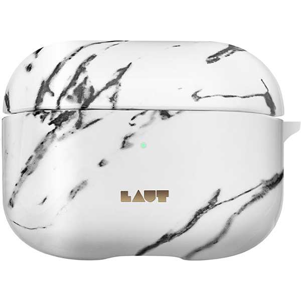 LAUT(ラウト):AIRPODS PRO LAUT HUEX ELEMENT MARBLE WHITE ケース