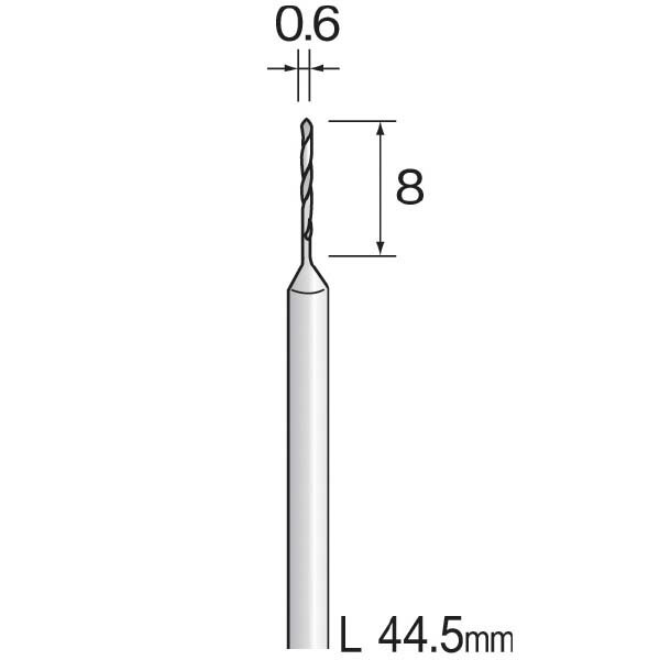 ミニター: (#B5652)ツイストドリルスチール 0.6 (10コ) KA1002 切削 工具 超硬カッター KA1002 の通販は