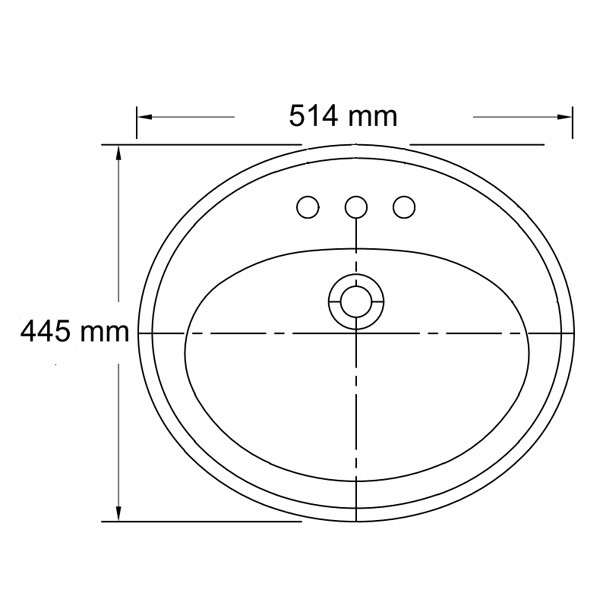 KOHLER(コーラー):【正規輸入品】ペニントン ドロップイン 3HW 洗面シンク K-2196T-4-0【メーカー直送品】【地域制限有】 コーラー KOHL