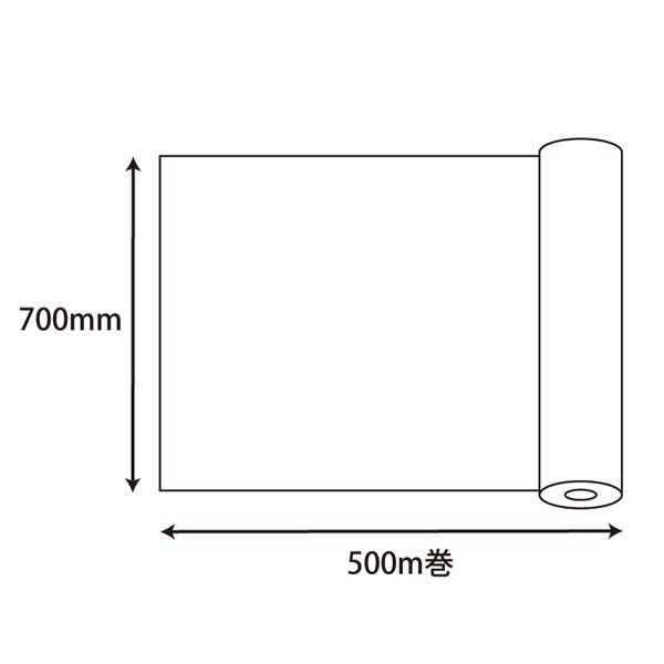 SWAN(スワン):OPPフィルムロール #40 700mm×500m 1本入り 006777351