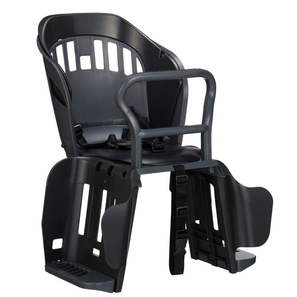 【14時迄当日出荷】 OGK(オージーケー):自転車用リヤチャイルドシート POPOLA チャコール RBC-019S 子供 送迎 安心 安全の通販は 6,636円